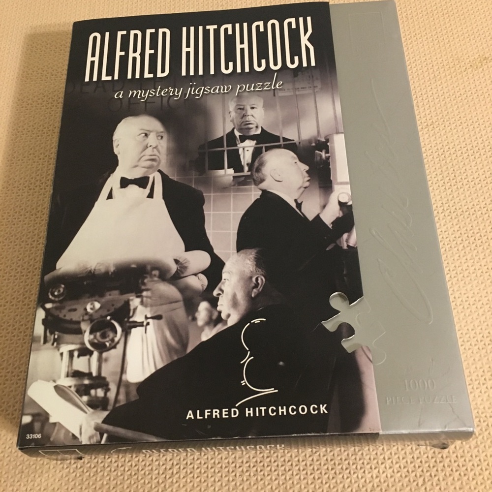 Alfred Hitchcock 1000 Piece Mystery Puzzle NEW